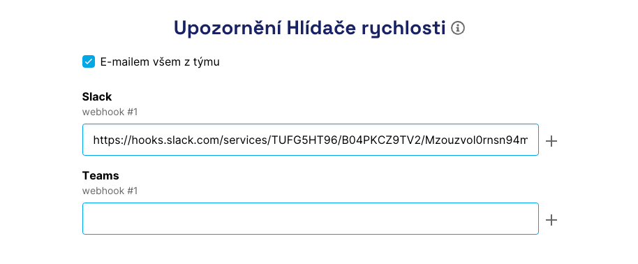 Nastavení Hlídače do mailů