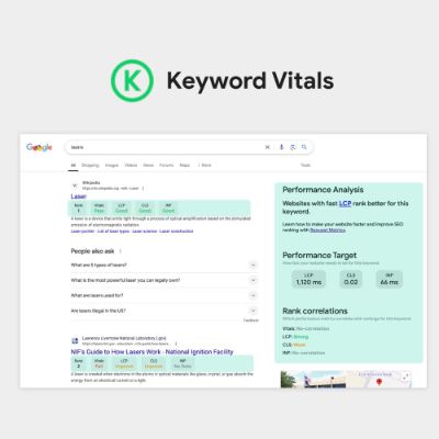 Keyword Vitals: Geschwindigkeit direkt in den SERPs überwachen