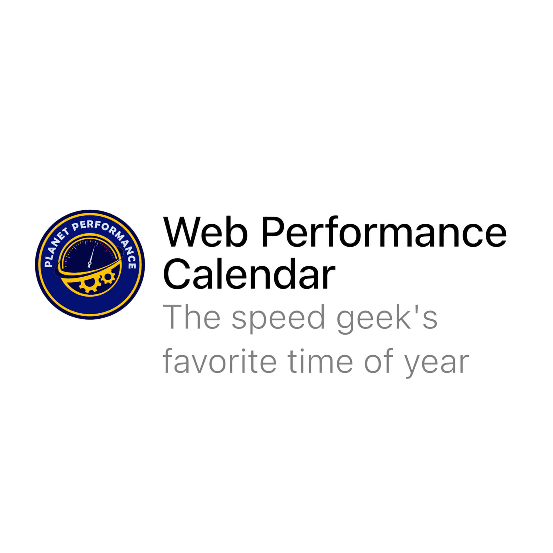 Der Web Performance Kalender naht