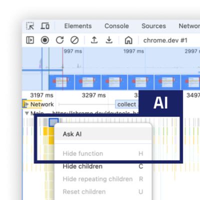 Novinky v DevTools a využití AI pro performance